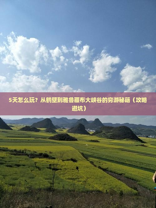 鹤壁到西藏雅鲁藏布大峡谷五日游