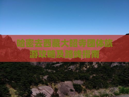哈密去西藏大昭寺团体旅游