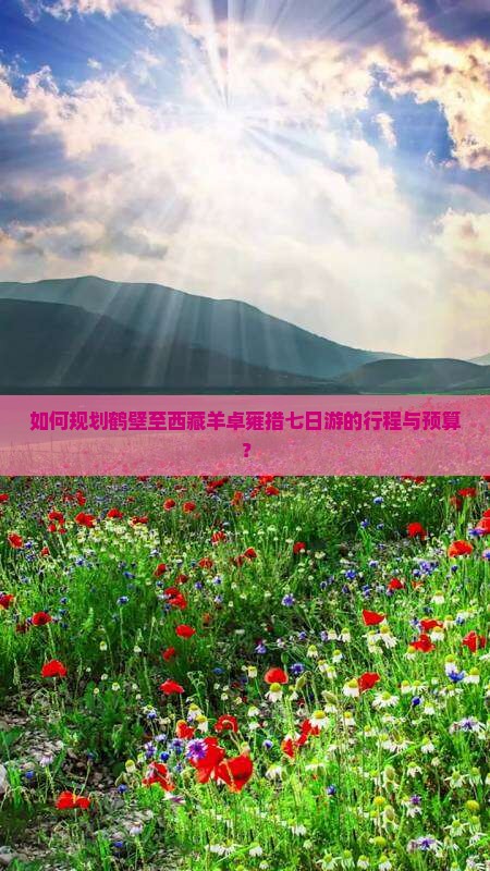 鹤壁去西藏羊卓雍措七日游