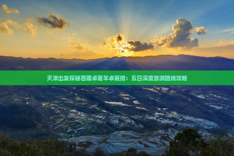 天津去西藏羊卓雍措五日游