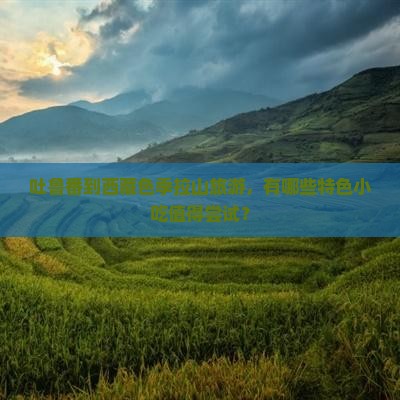 吐鲁番到西藏色季拉山旅游小吃