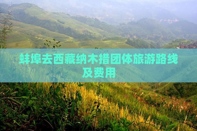 蚌埠去西藏纳木措团体旅游