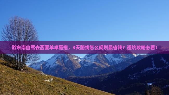 黔东南去西藏羊卓雍措景点
