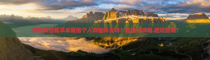 阜新到西藏羊卓雍措个人游