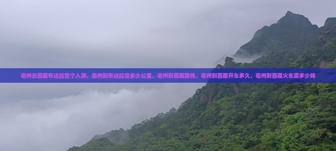 亳州去西藏布达拉宫个人游