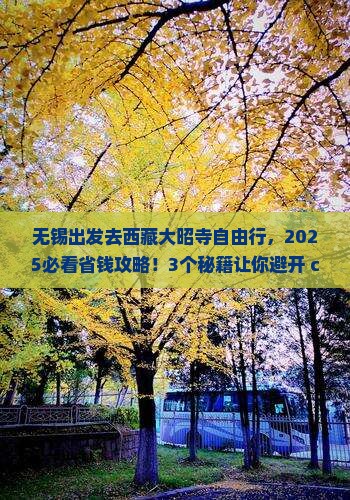 无锡去西藏大昭寺自由行