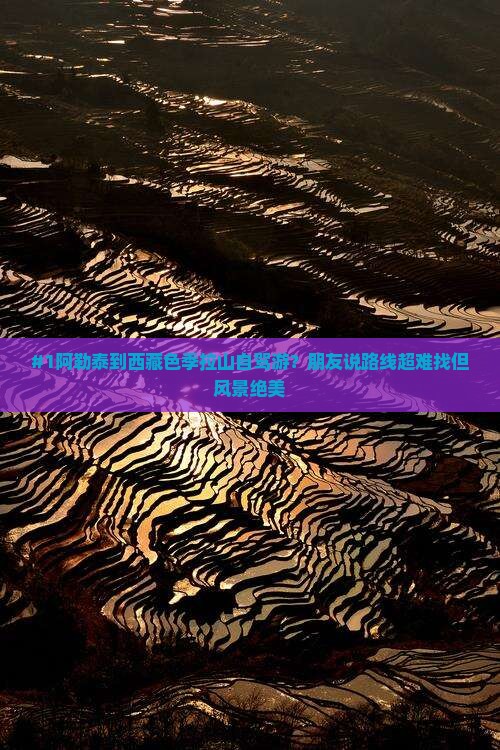阿勒泰去西藏色季拉山自由团
