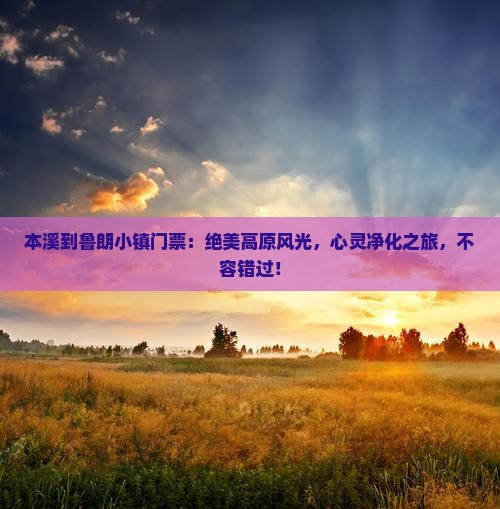 本溪到西藏鲁朗小镇门票