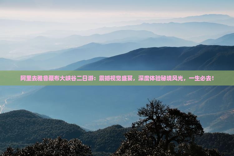 阿里去西藏雅鲁藏布大峡谷二日游