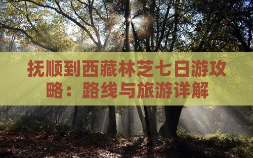 抚顺到西藏林芝七日游 抚顺到西藏林芝七日游