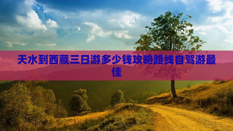 天水到西藏三日游
