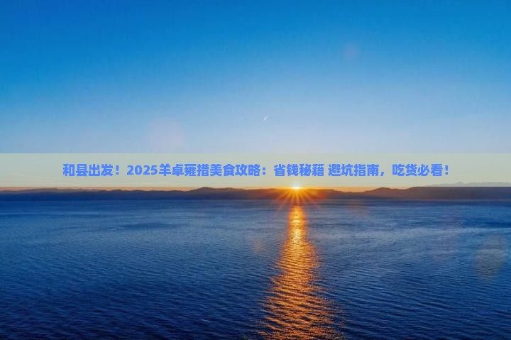 和县到西藏羊卓雍措旅游小吃