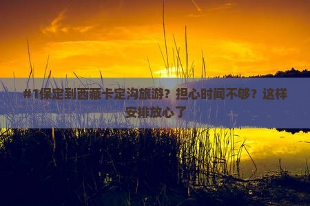 保定去西藏卡定沟一日 保定去西藏卡定沟一日