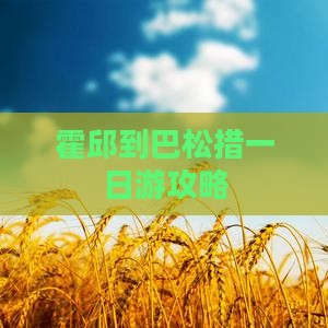 霍邱到西藏巴松措一日