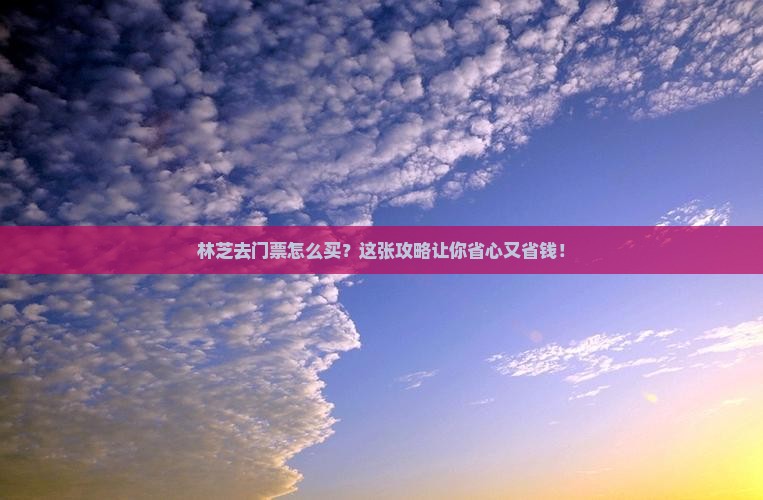 林芝去西藏门票