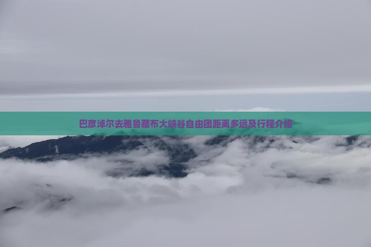巴彦淖尔去雅鲁藏布大峡谷自由团距离多远及行程介绍