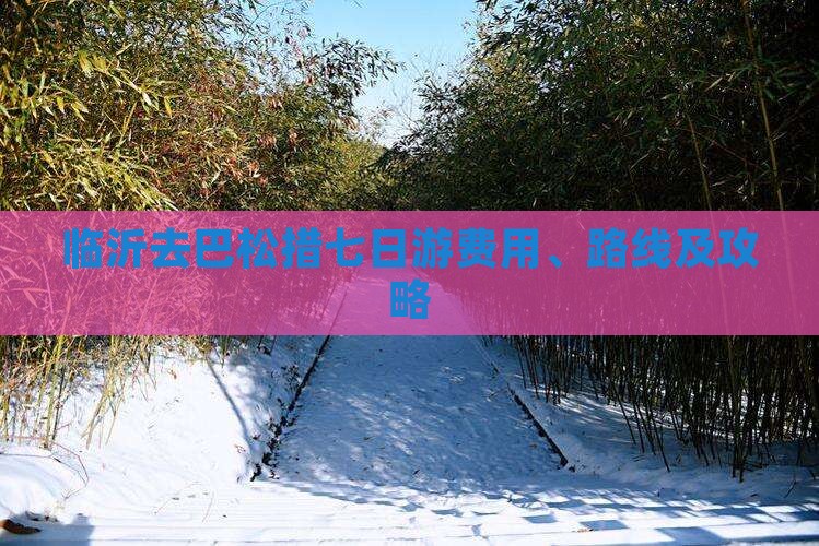 临沂去巴松措七日游费用、路线及攻略