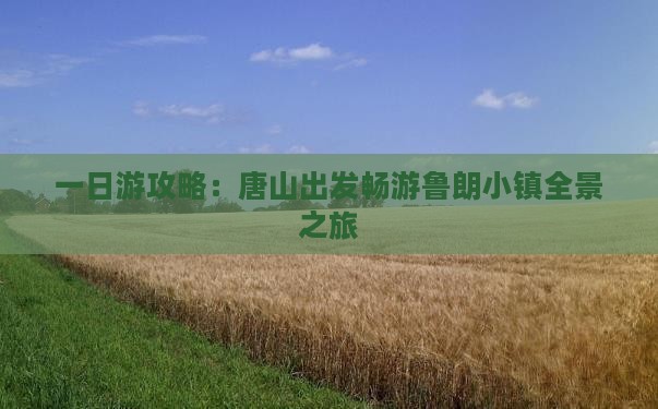 一日游攻略：唐山出发畅游鲁朗小镇全景之旅