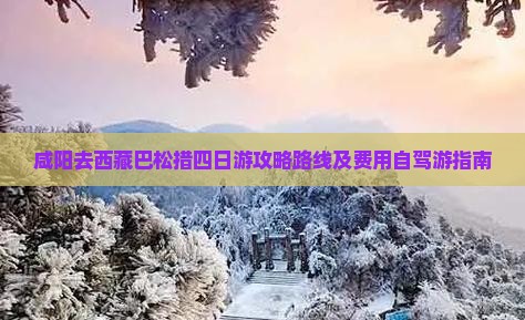 咸阳去西藏巴松措四日游