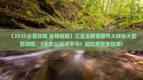 三亚去西藏雅鲁藏布大峡谷大型旅游团
