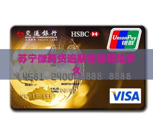 苏宁微商贷逾期宽限期是多久