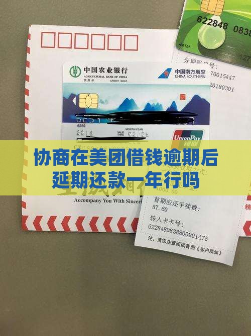 协商在美团借钱逾期后延期还款一年行吗