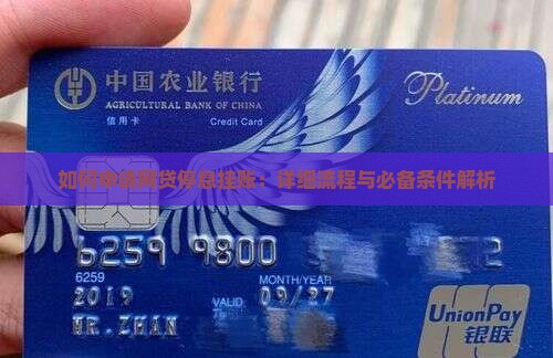 如何申请网贷停息挂账：详细流程与必备条件解析
