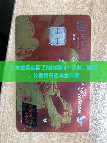 京东金条逾期了能协商吗？还款、延期、分期及只还本金方案