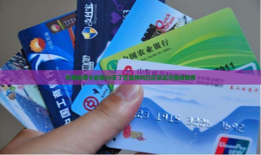 农商信用卡逾期20天了还能用吗已还款后可继续使用