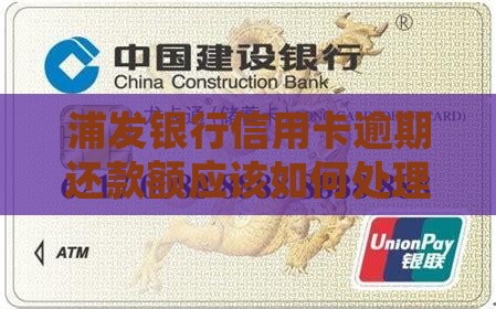 浦发银行信用卡逾期还款额应该如何处理