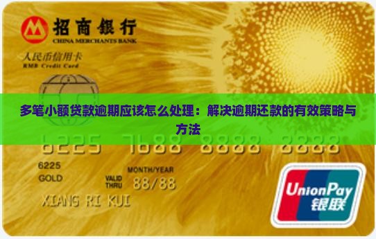 多笔小额贷款逾期应该怎么处理：解决逾期还款的有效策略与方法