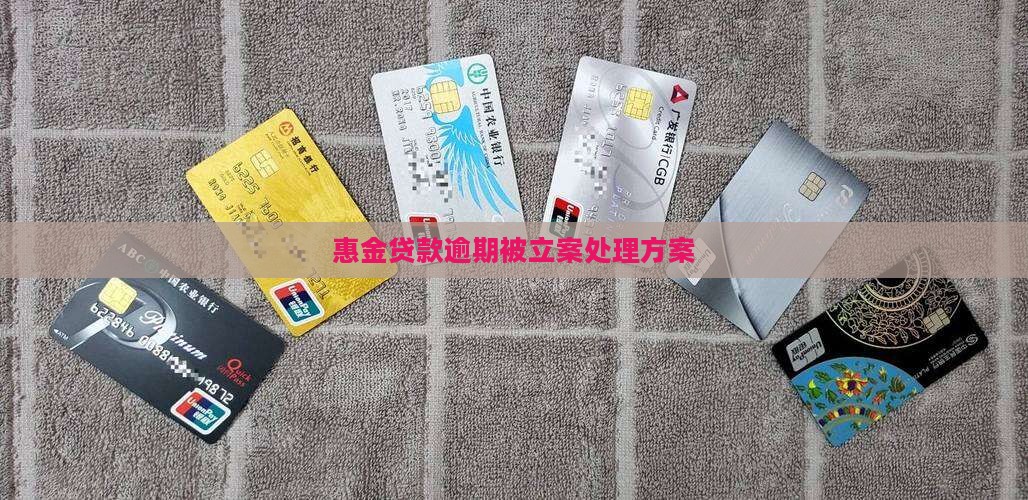 惠金贷款逾期被立案处理方案