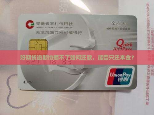 好期贷逾期协商不了如何还款，能否只还本金？