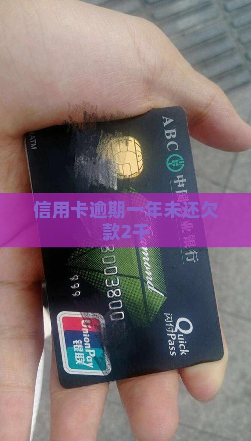 信用卡逾期一年未还欠款2千