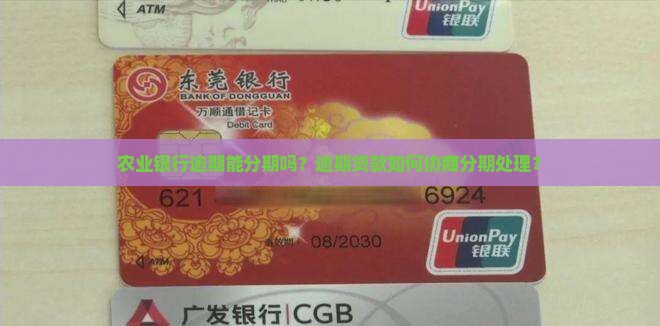 农业银行逾期能分期吗？逾期贷款如何协商分期处理？
