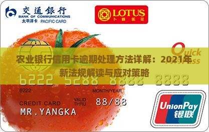 农业银行信用卡逾期处理方法详解：2021年新法规解读与应对策略
