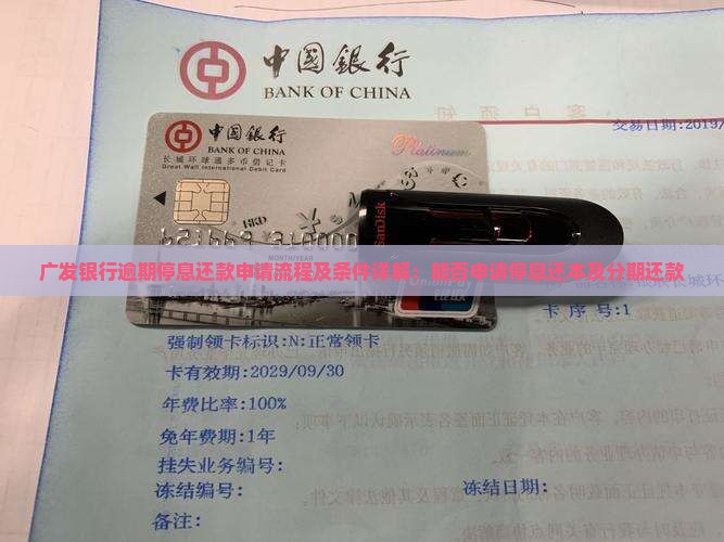 广发银行逾期停息还款申请流程及条件详解：能否申请停息还本及分期还款