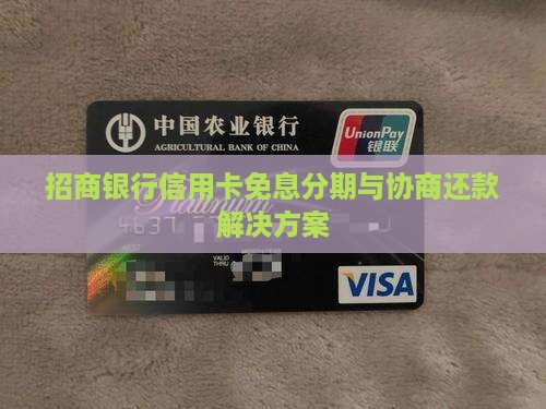 招商银行信用卡免息分期与协商还款解决方案