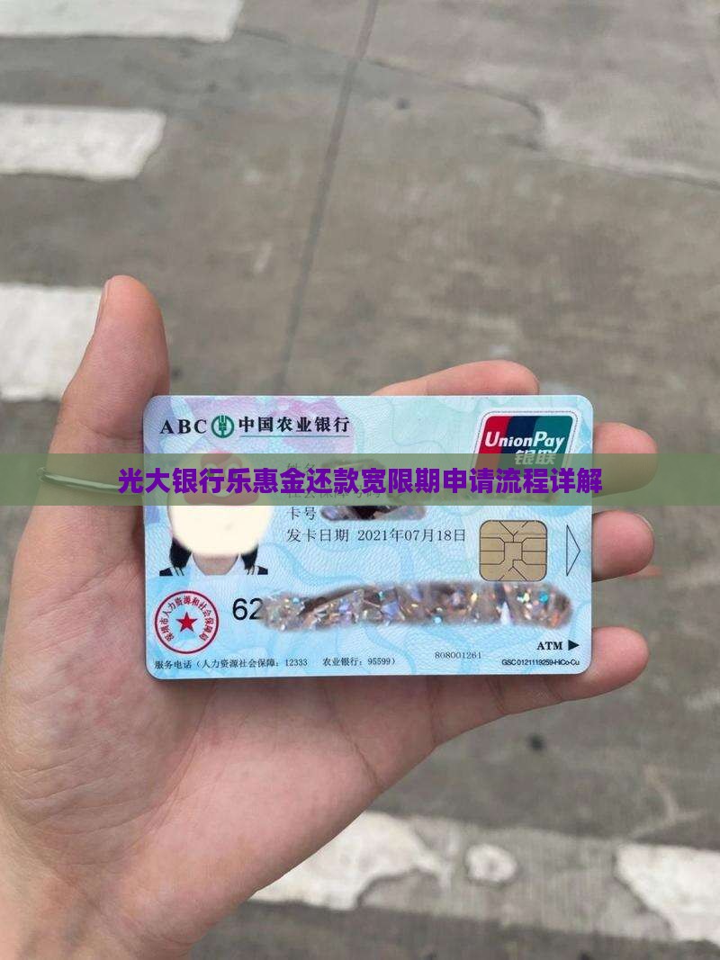 光大银行乐惠金还款宽限期申请流程详解
