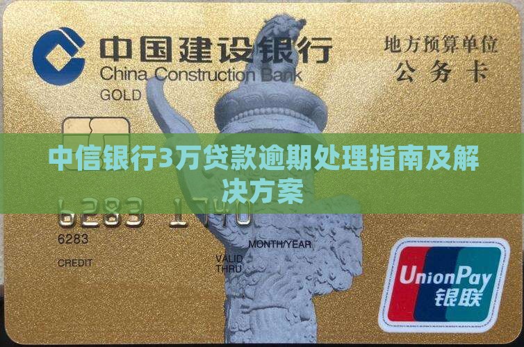 中信银行3万贷款逾期处理指南及解决方案
