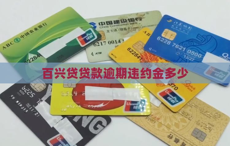 百兴贷贷款逾期违约金多少