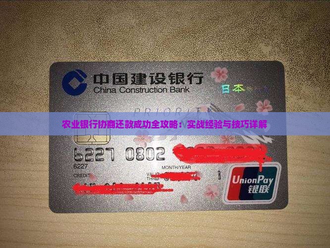 农业银行协商还款成功全攻略：实战经验与技巧详解