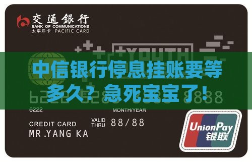 中信银行申请停息挂账期间需要多长时间