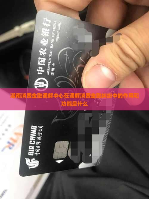 湖南消费金融调解中心的作用和功能是什么