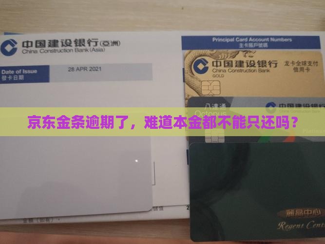 京东金条逾期能只还本金吗
