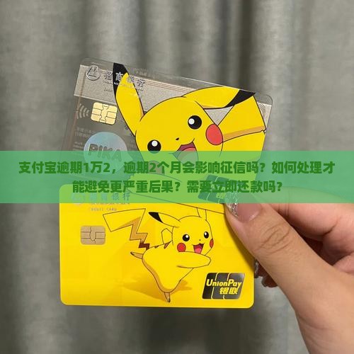 支付宝逾期1万2逾期2个月如何处理