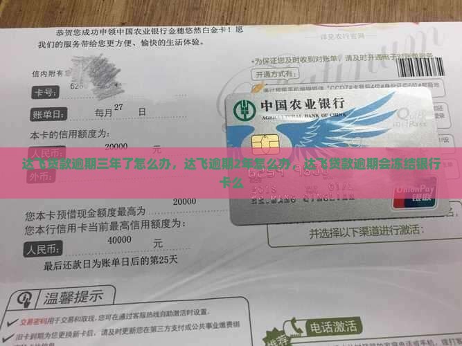 达飞贷款逾期三年了怎么办