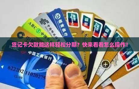 贷记卡欠款个性化分期如何操作