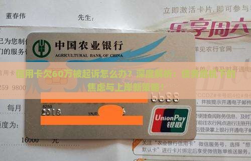 信用卡欠60万被起诉应该怎么处理