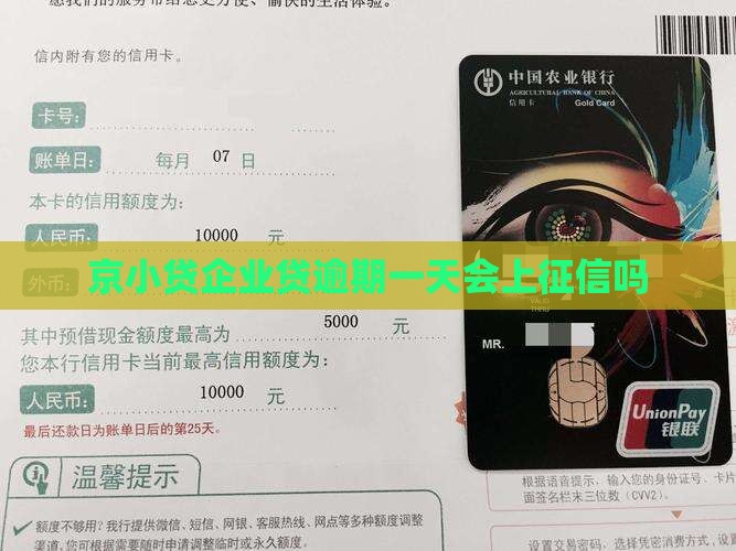 京小贷企业贷逾期一天上征信吗